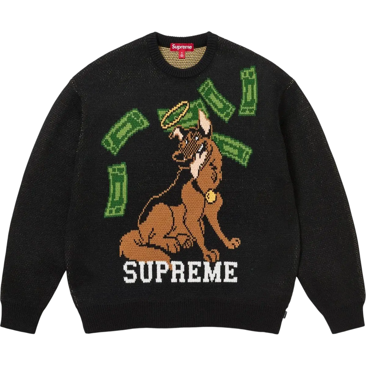 Supreme All Dogs Go To Heaven Sweater Black - M