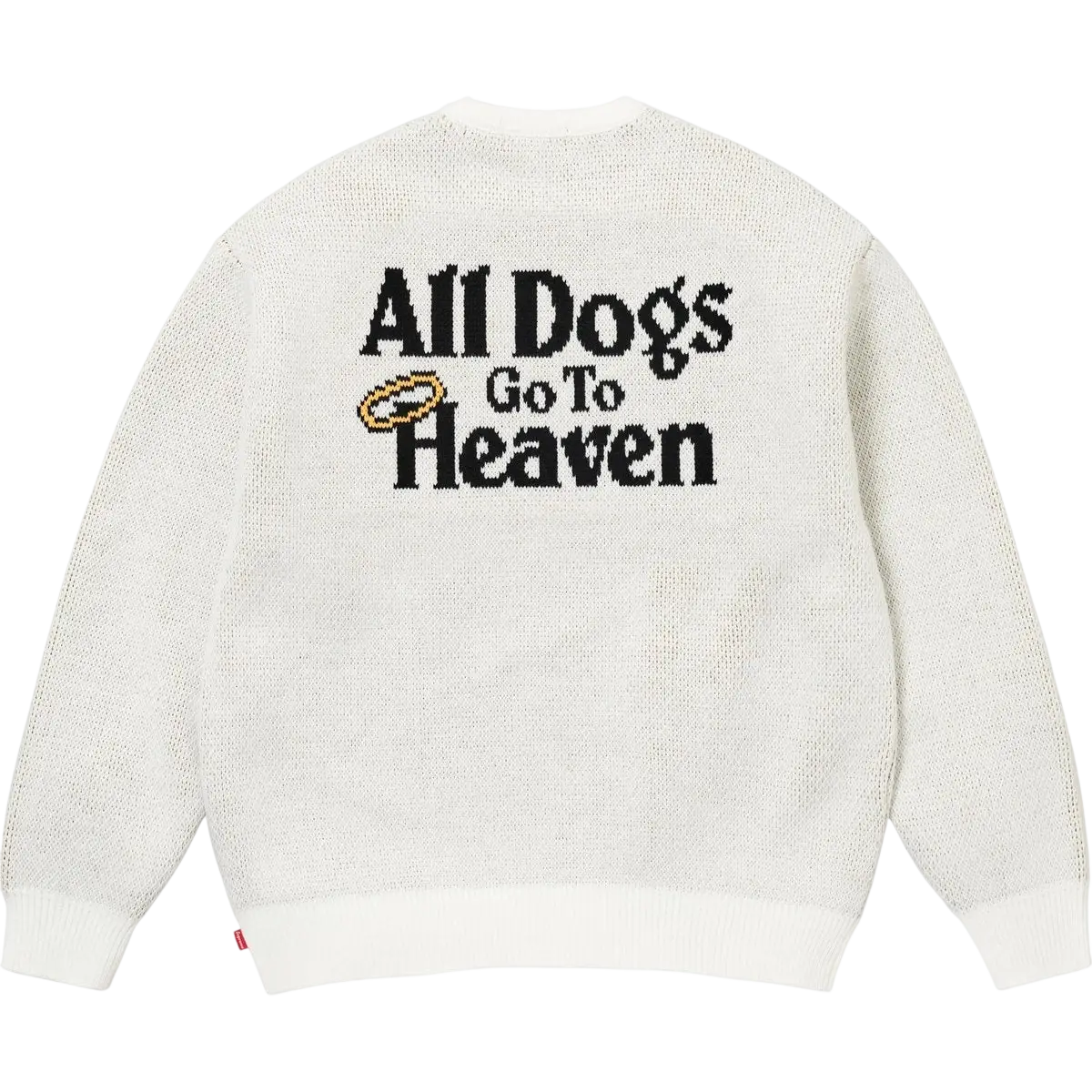Supreme All Dogs Go To Heaven Sweater White - M