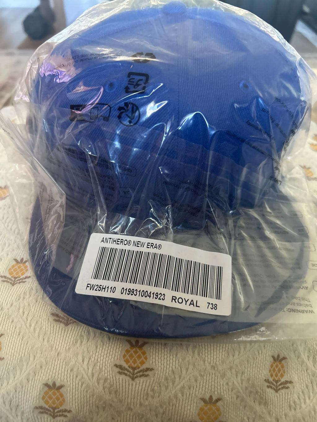 Supreme ANTIHERO New Era 59Fifty Fitted Cap Blue7 3/8”