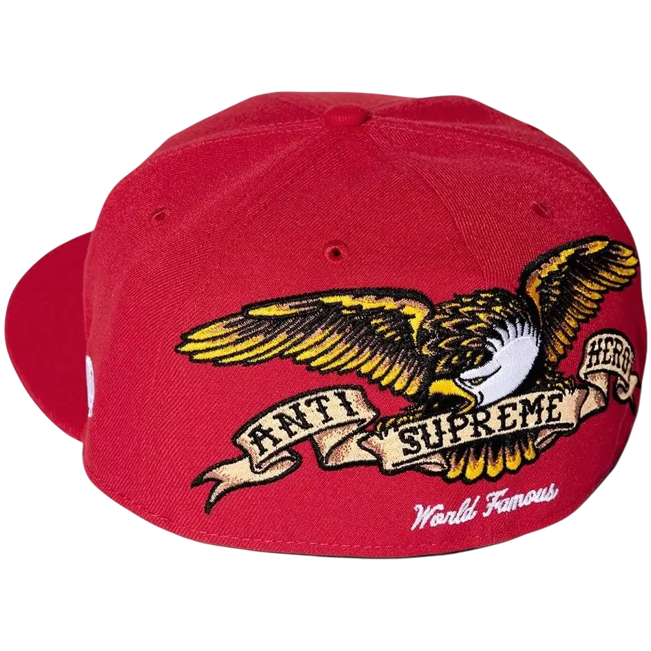 Supreme ANTIHERO New Era 59Fifty Fitted Cap Red - 7 3/8