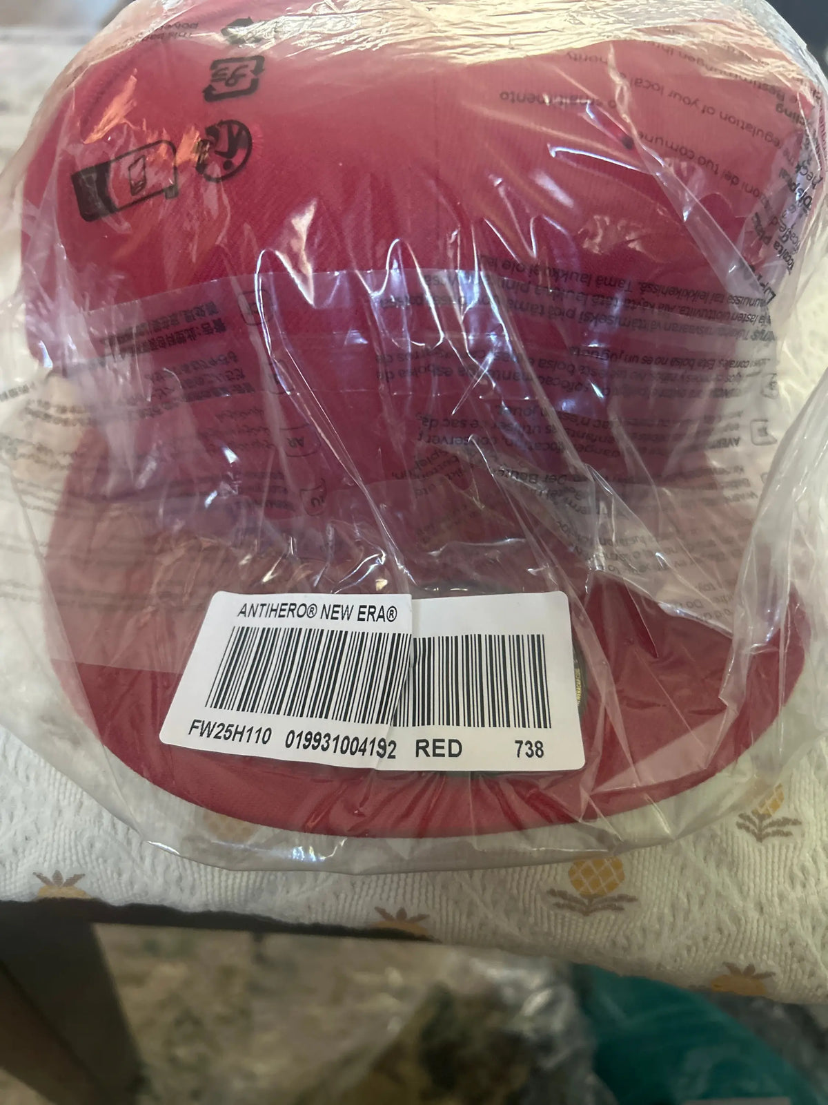Supreme ANTIHERO New Era 59Fifty Fitted Cap Red