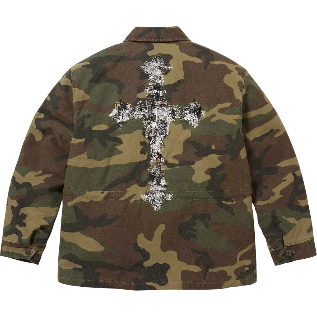 Supreme AOI Cross M52 Jacket Woodland Camo - M