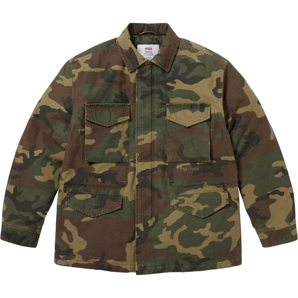 Supreme AOI Cross M52 Jacket Woodland Camo - M
