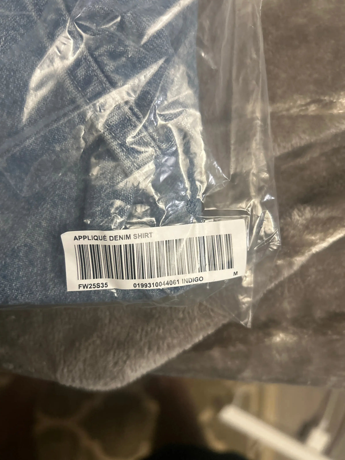 Supreme Applique Denim Shirt Indigo Medium