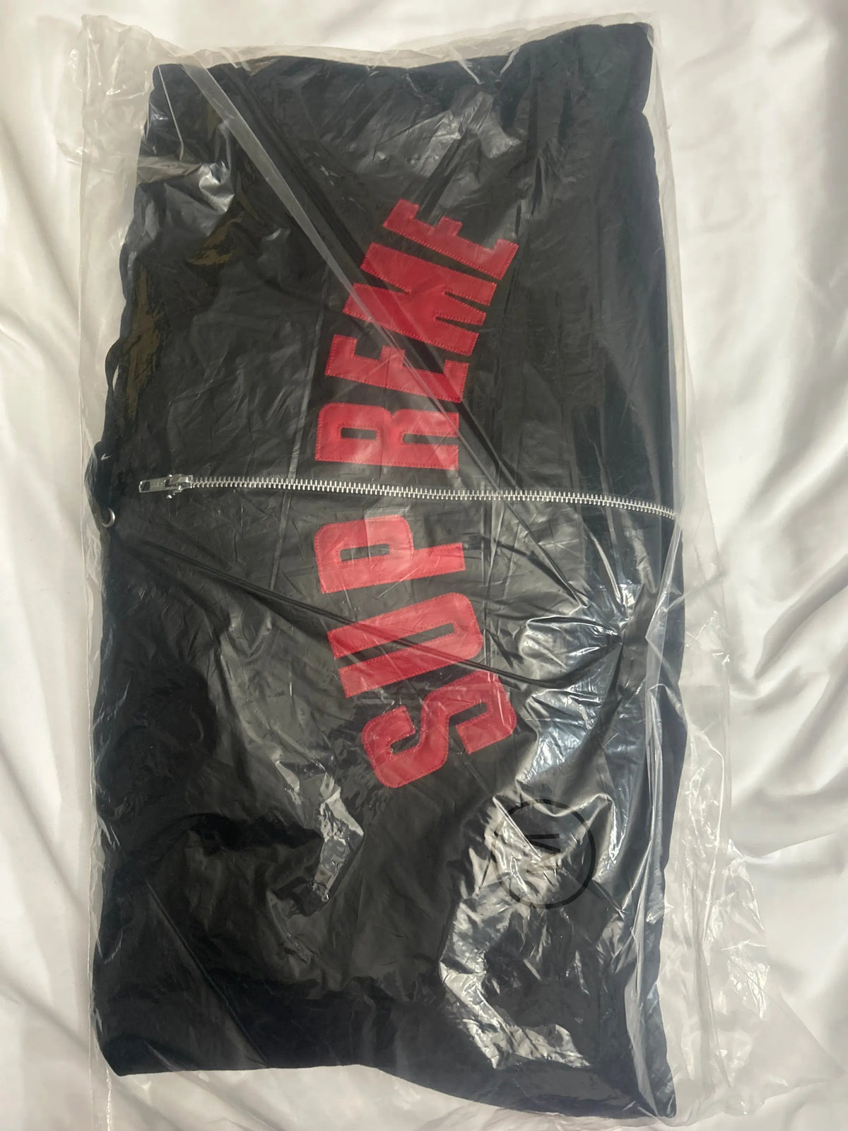 Supreme Arc Thermal Zip Up Hooded Sweatshirt Black Medium