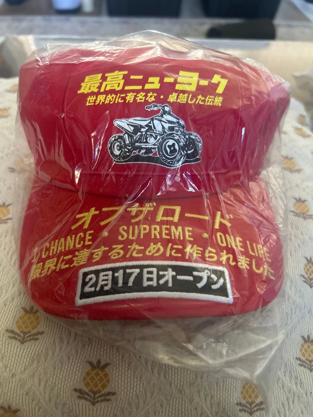 Supreme ATV 6 Panel Snapback Red