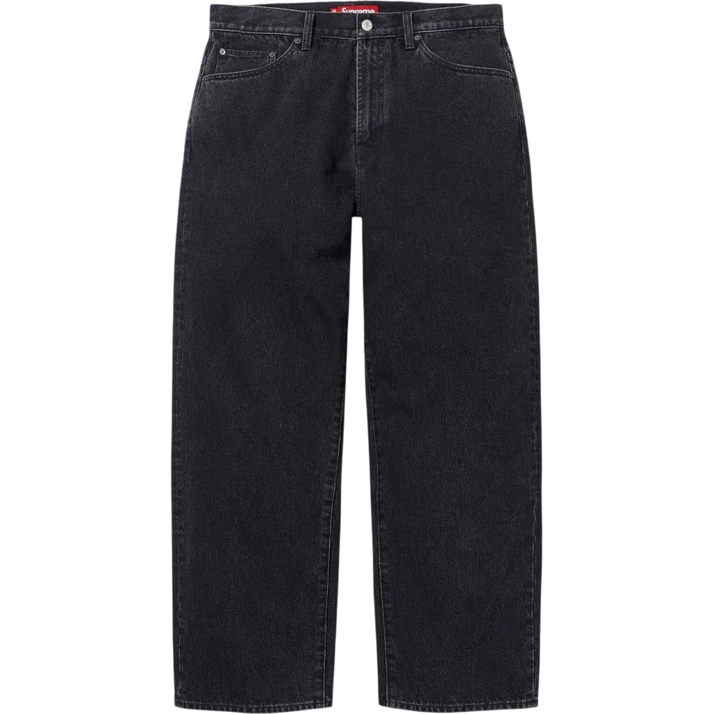 Supreme Baggy Jeans FW25 Black - 32