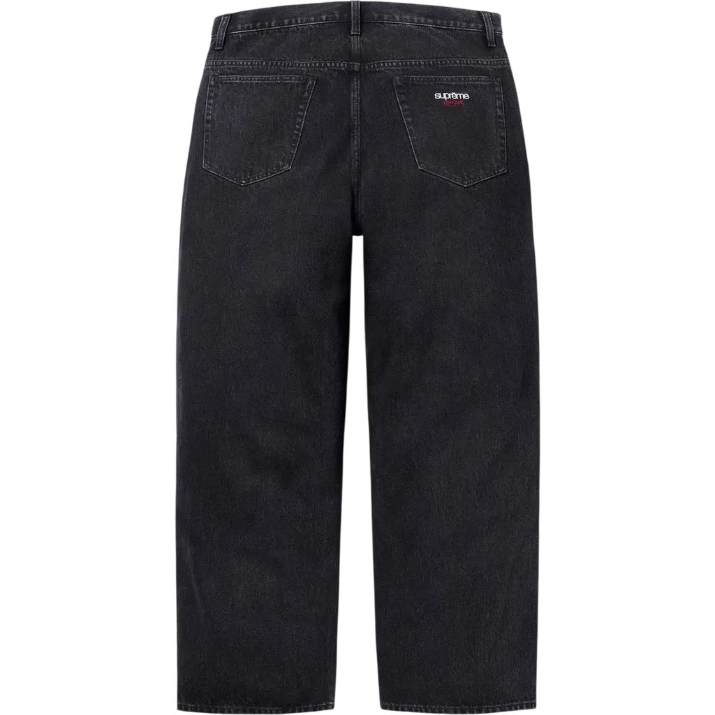 Supreme Baggy Jeans FW25 Black - 32