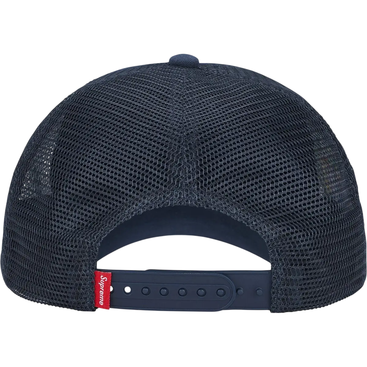 Supreme Big Crest Mesh Back 6-Panel Navy - One size