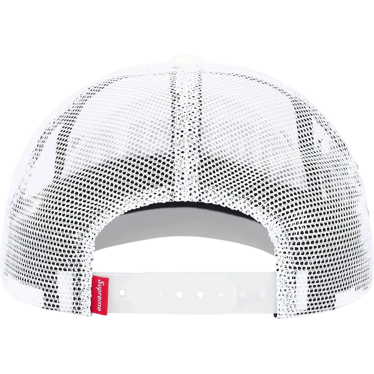 Supreme Big Crest Mesh Back 6-Panel White - One size