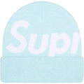 Supreme Big Logo Beanie FW25 Light Blue - Hats