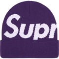 Supreme Big Logo Beanie FW25 Purple - Hats