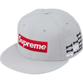 Supreme Bones Box Logo New Era 59Fifty Fitted Hat Grey - 7 3/8