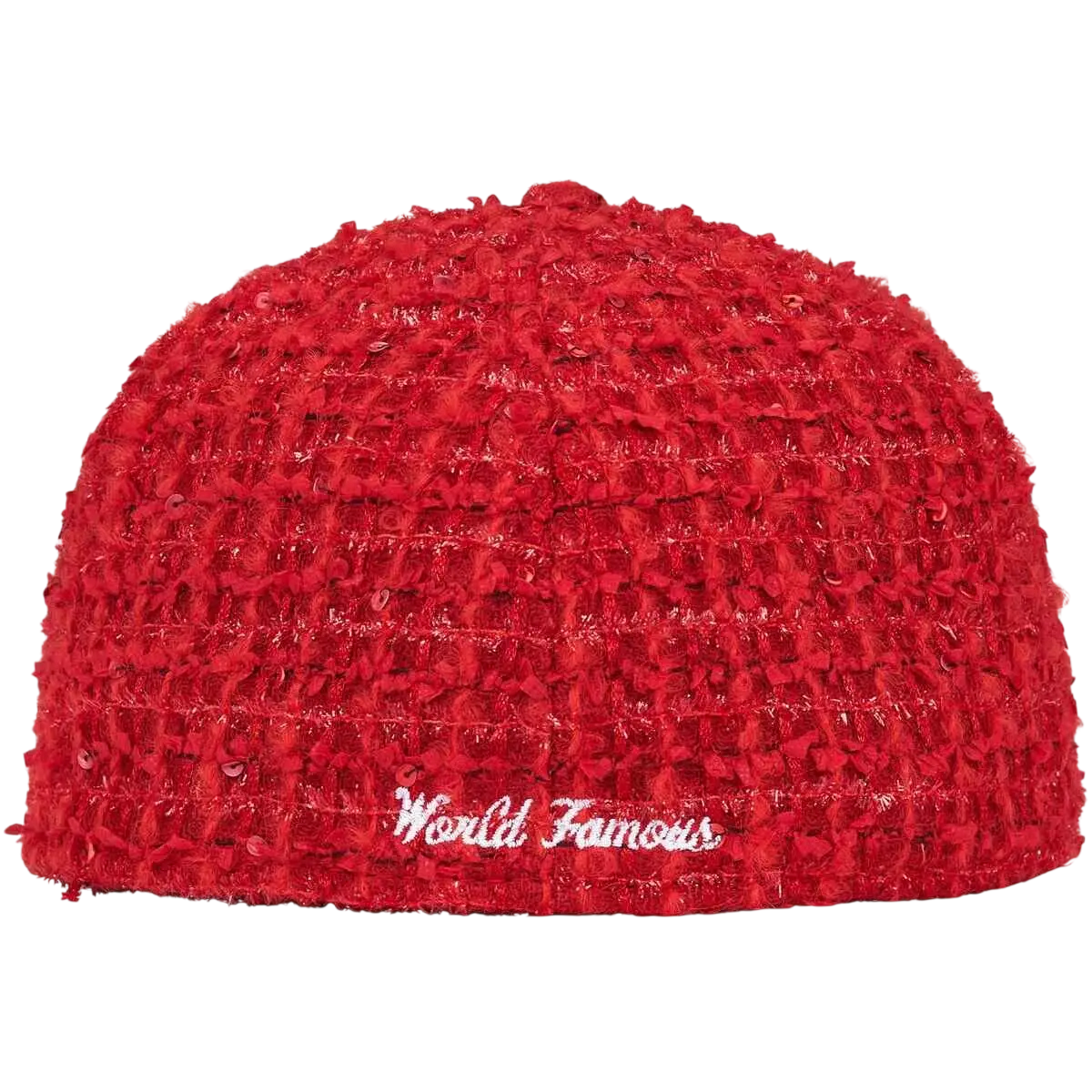 Supreme Boucle Baseball Jersey Red W/Matching Fitted Hat (7 3/8) - M