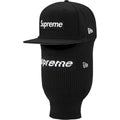 Supreme Box Logo New Era Balaclava Black - 7 1/2 - Hats