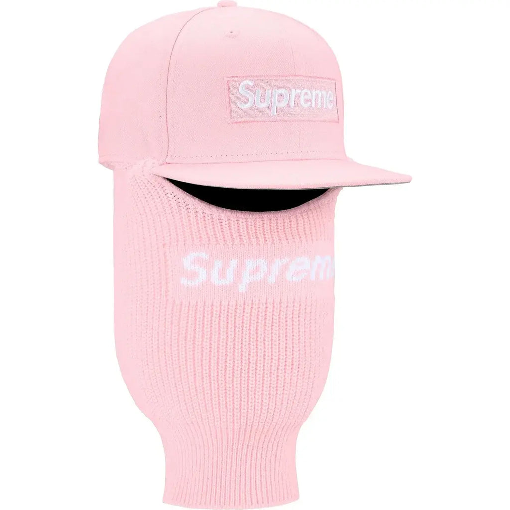 Supreme Box Logo New Era Balaclava Pink - 7 1/4 - Hats