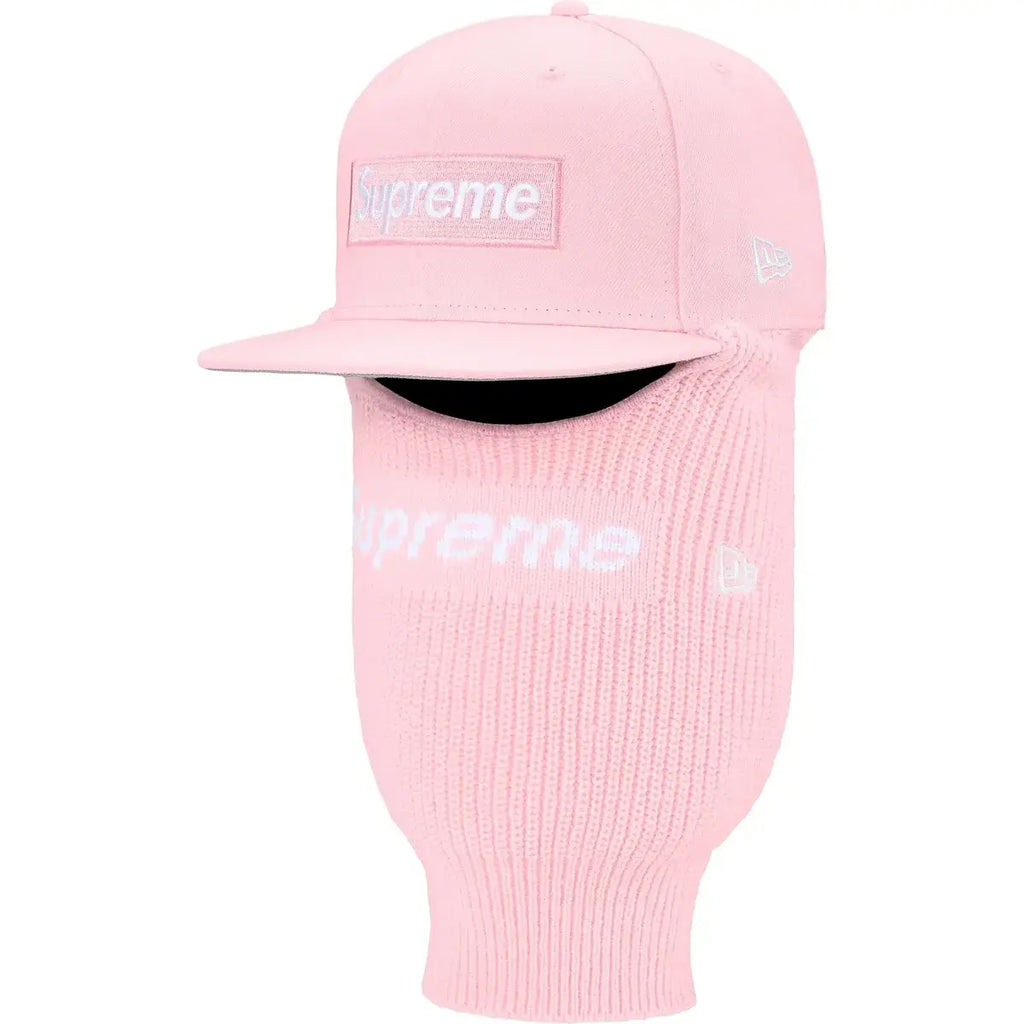 Supreme Box Logo New Era Balaclava Pink - 7 1/4 - Hats