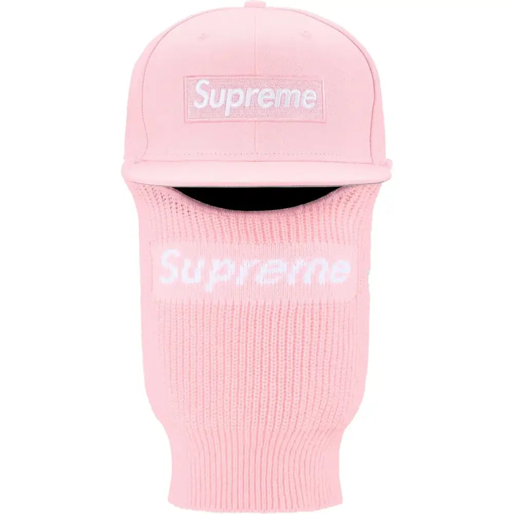 Supreme Box Logo New Era Balaclava Pink - 7 1/4 - Hats