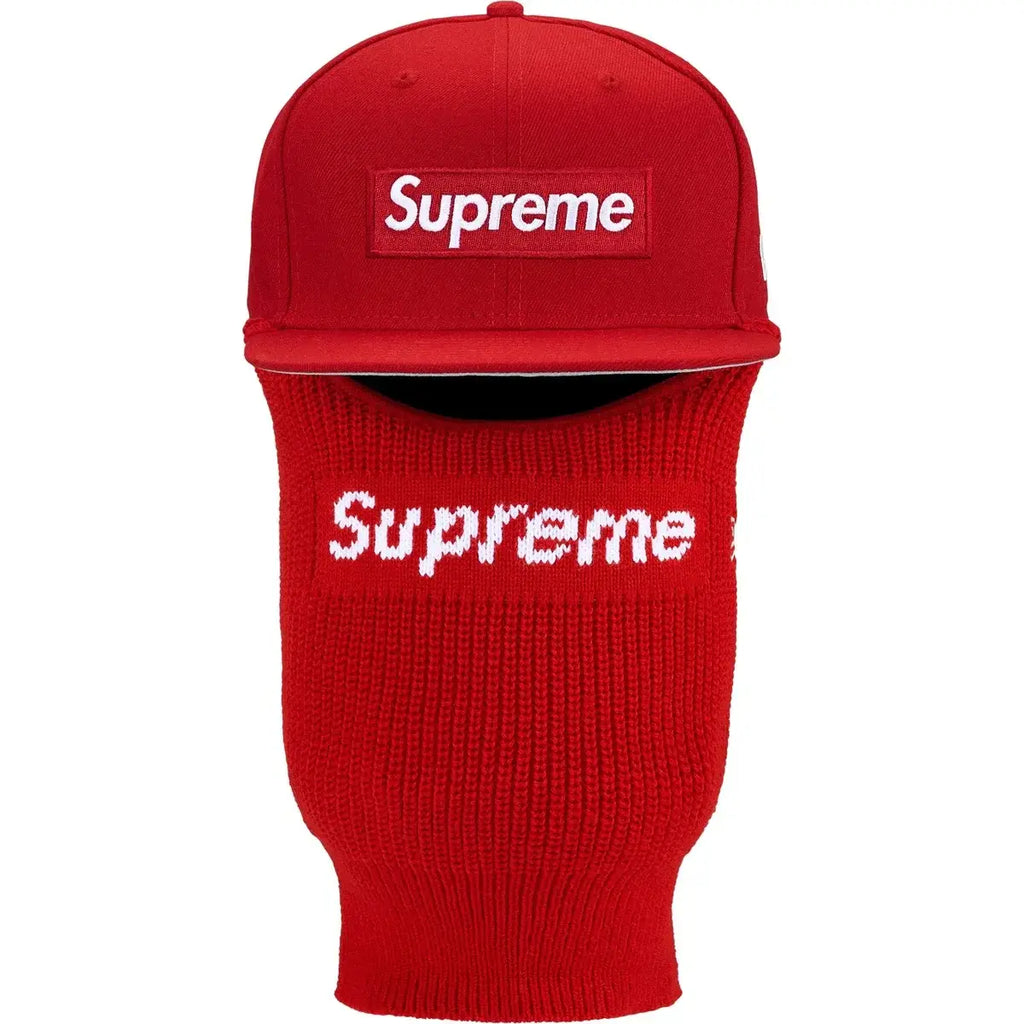 Supreme Box Logo New Era Balaclava Red - Hats