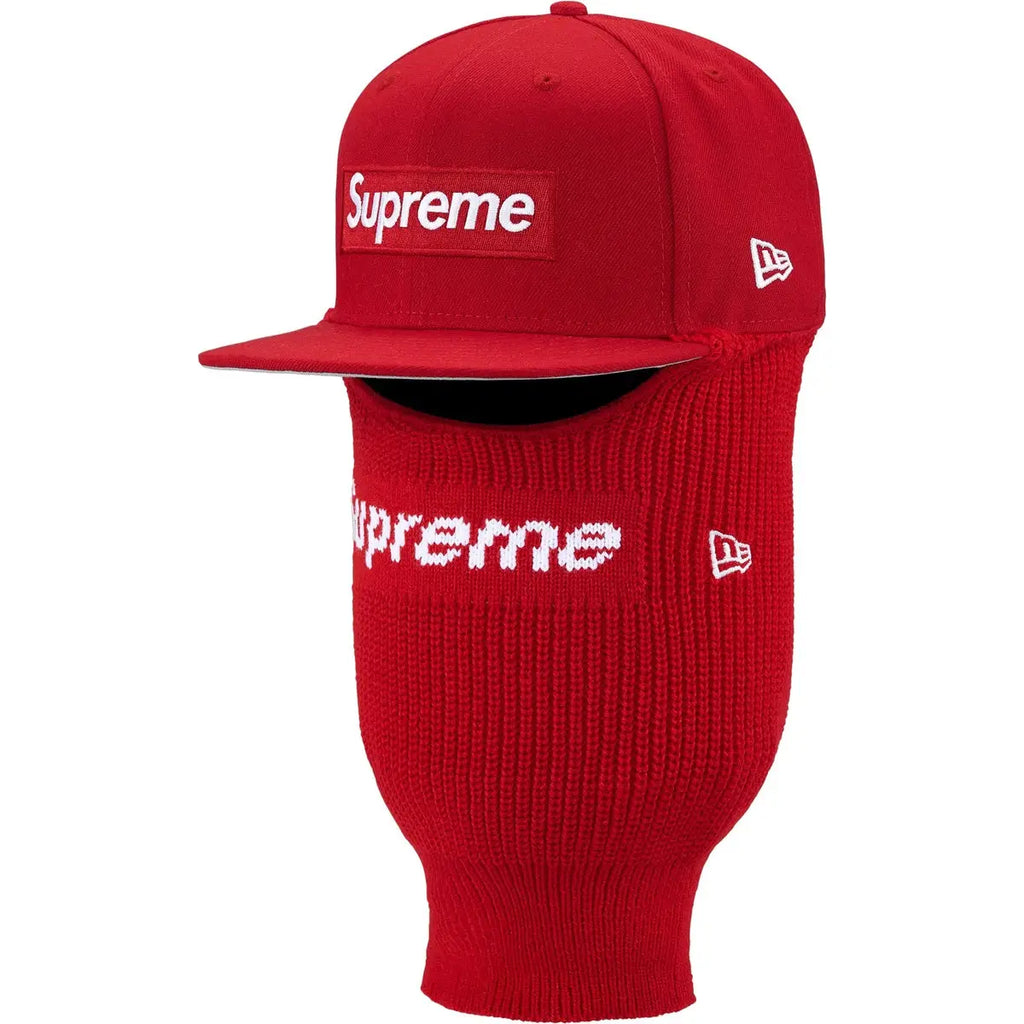 Supreme Box Logo New Era Balaclava Red - Hats