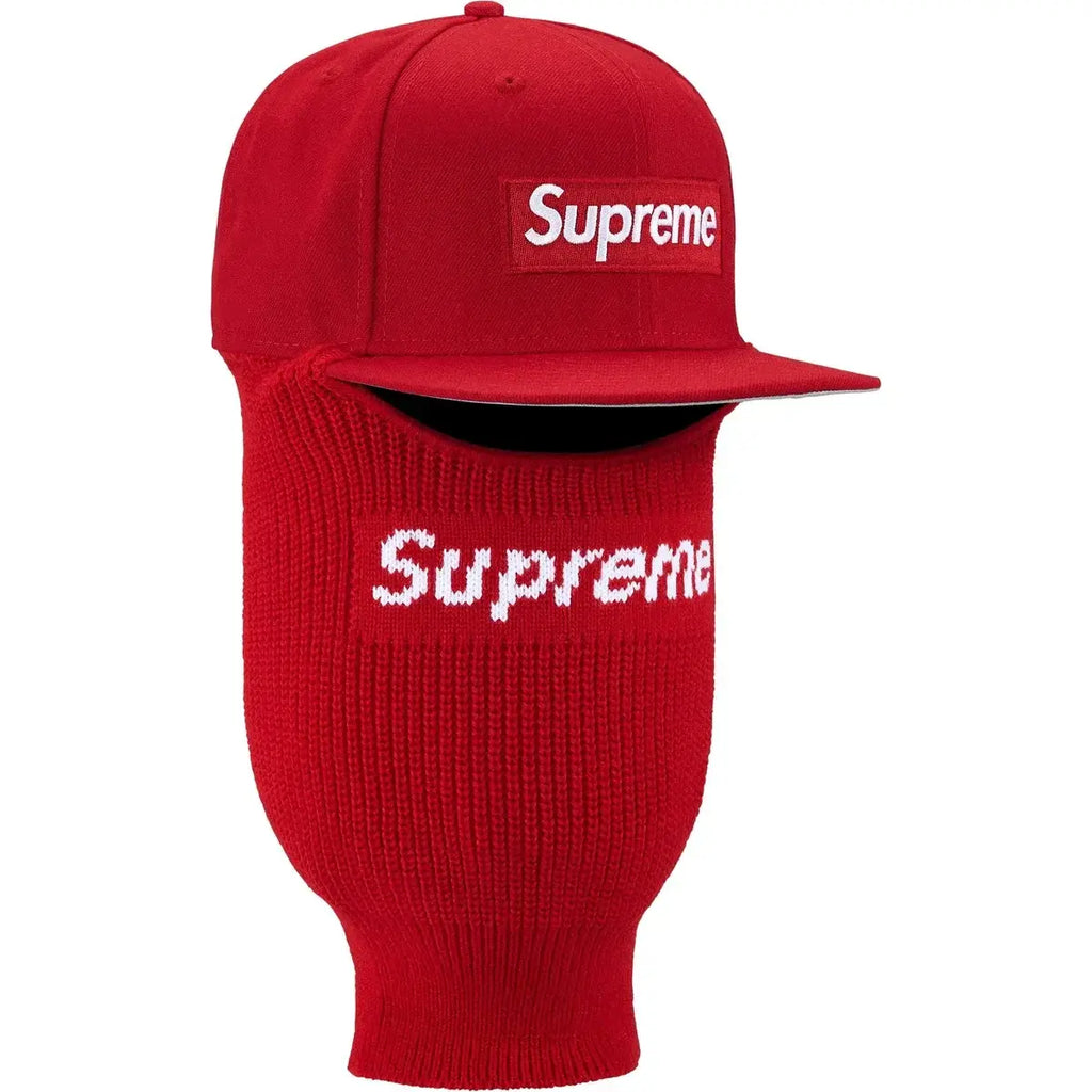 Supreme Box Logo New Era Balaclava Red - Hats