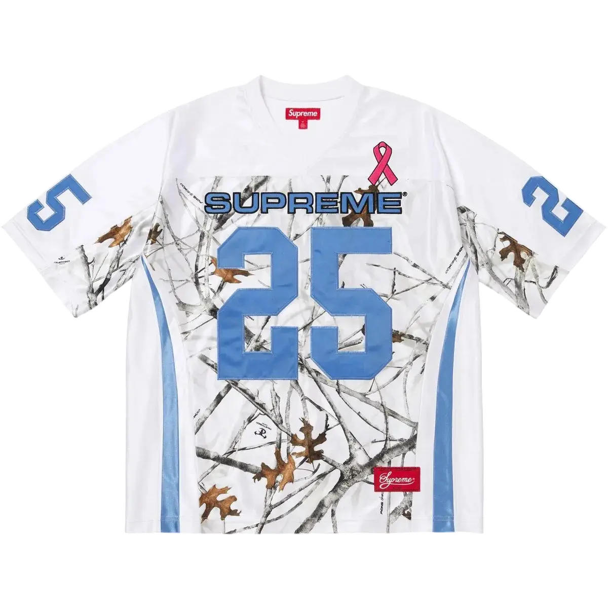Supreme Breast Cancer Awareness Football Jersey White - M
