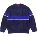 Supreme Brushed Stripe Sweater Navy - Crewnecks