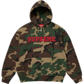 Supreme Collegiate Applique Zip Up Hooded Sweatshirt Woodland Camo - S