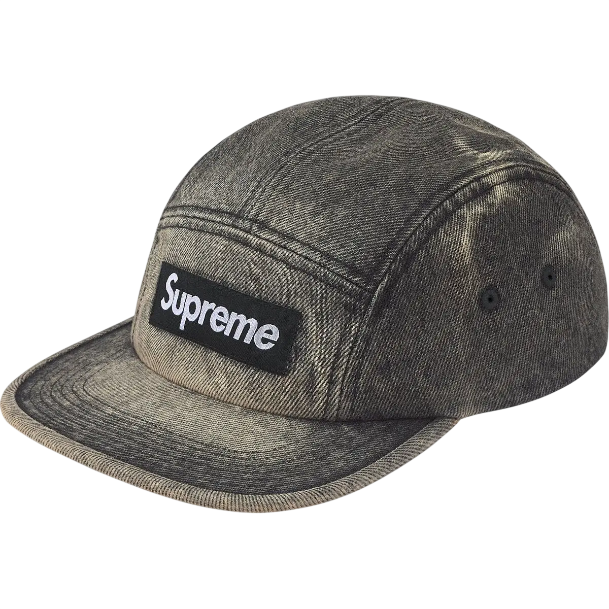 Supreme Denim Camp Cap Faded Black - One size