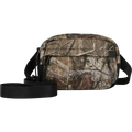 Supreme denim mini shoulder bag camo fw25 with camouflage pattern black strap and front zipper pocket