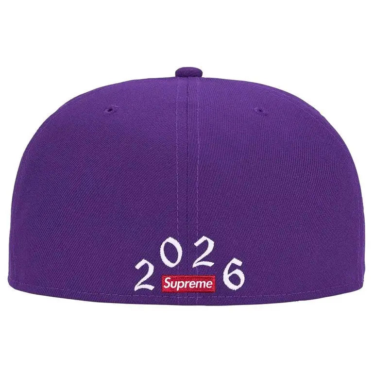 Supreme Devil S Logo New Era 59Fifty Purple Fitted 7 5/8
