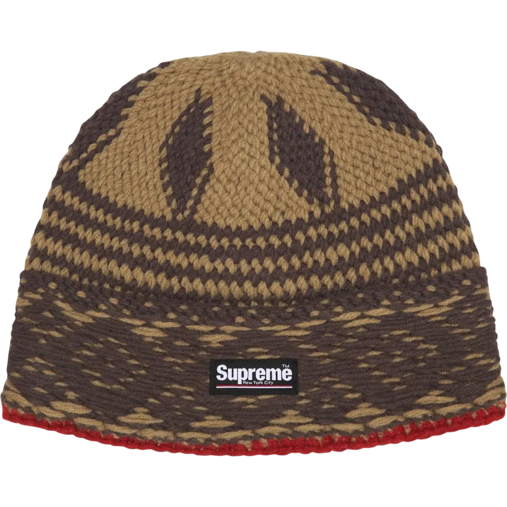 Supreme Diamond Beanie Brown - One size