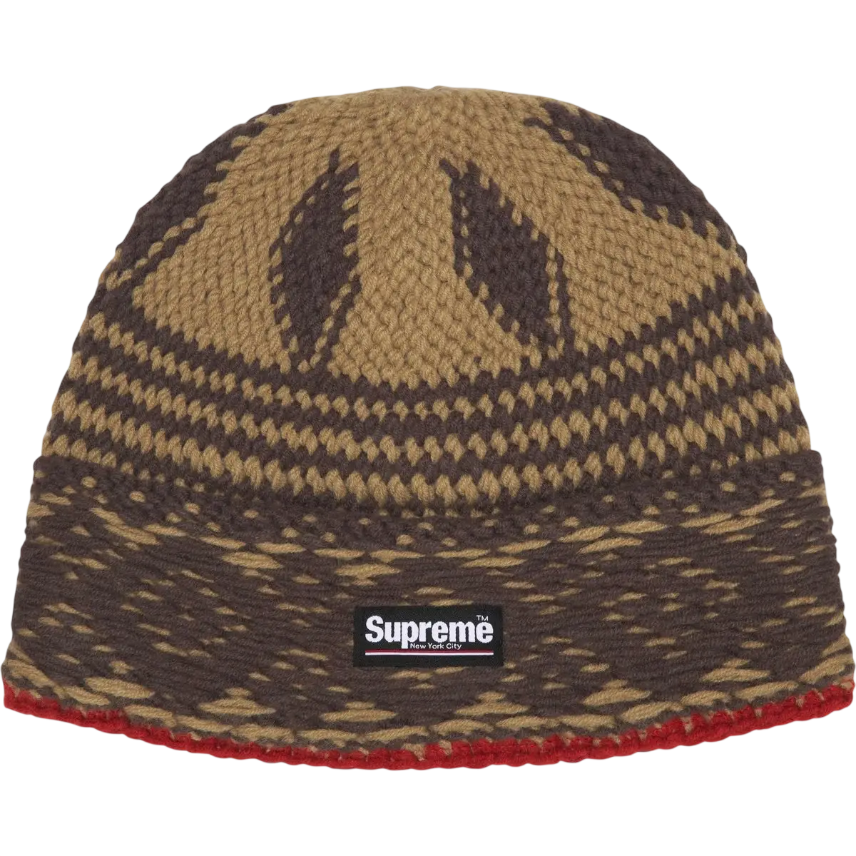 Supreme Diamond Beanie Brown - One size