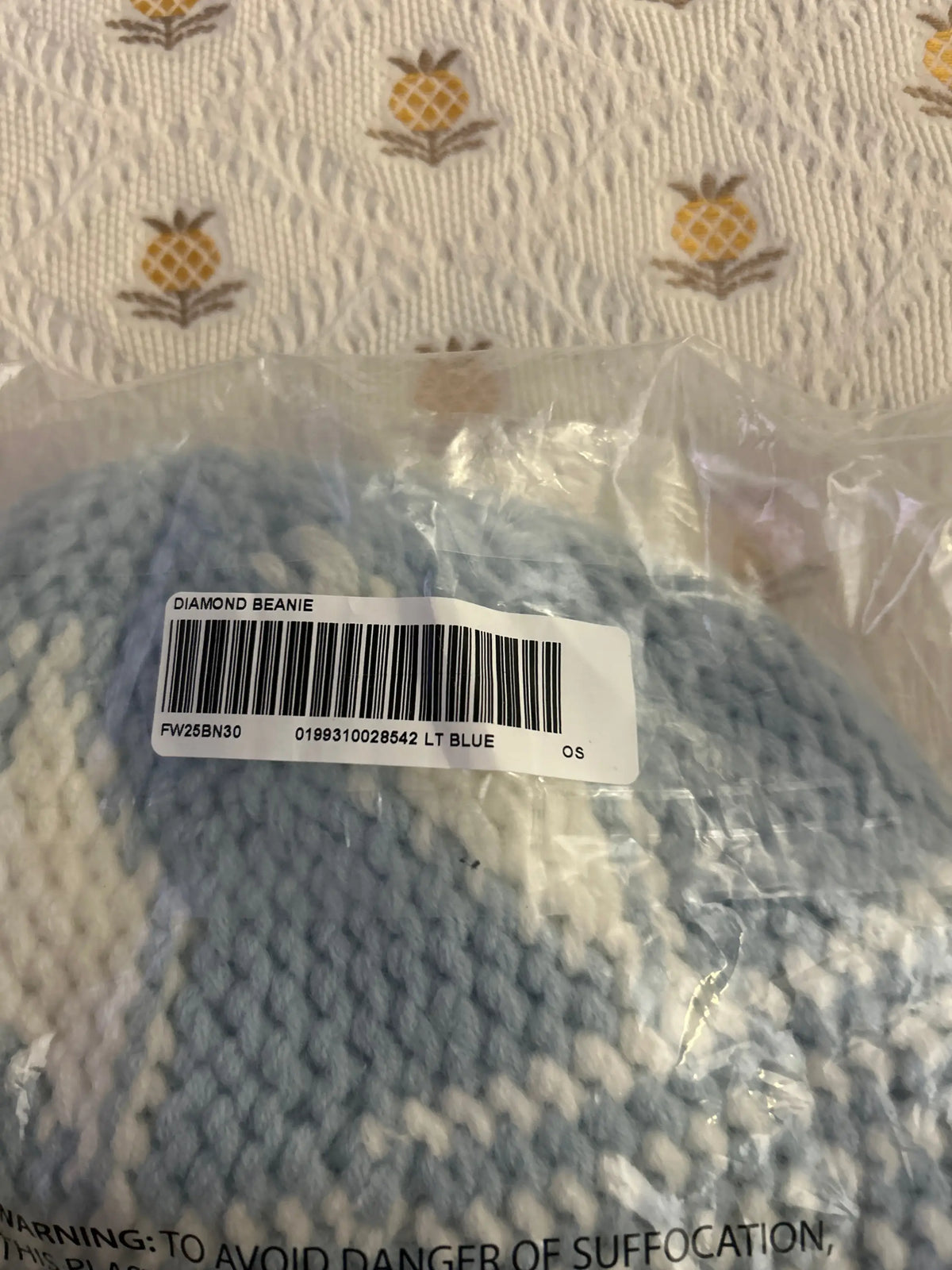 Supreme Diamond Beanie Light Blue