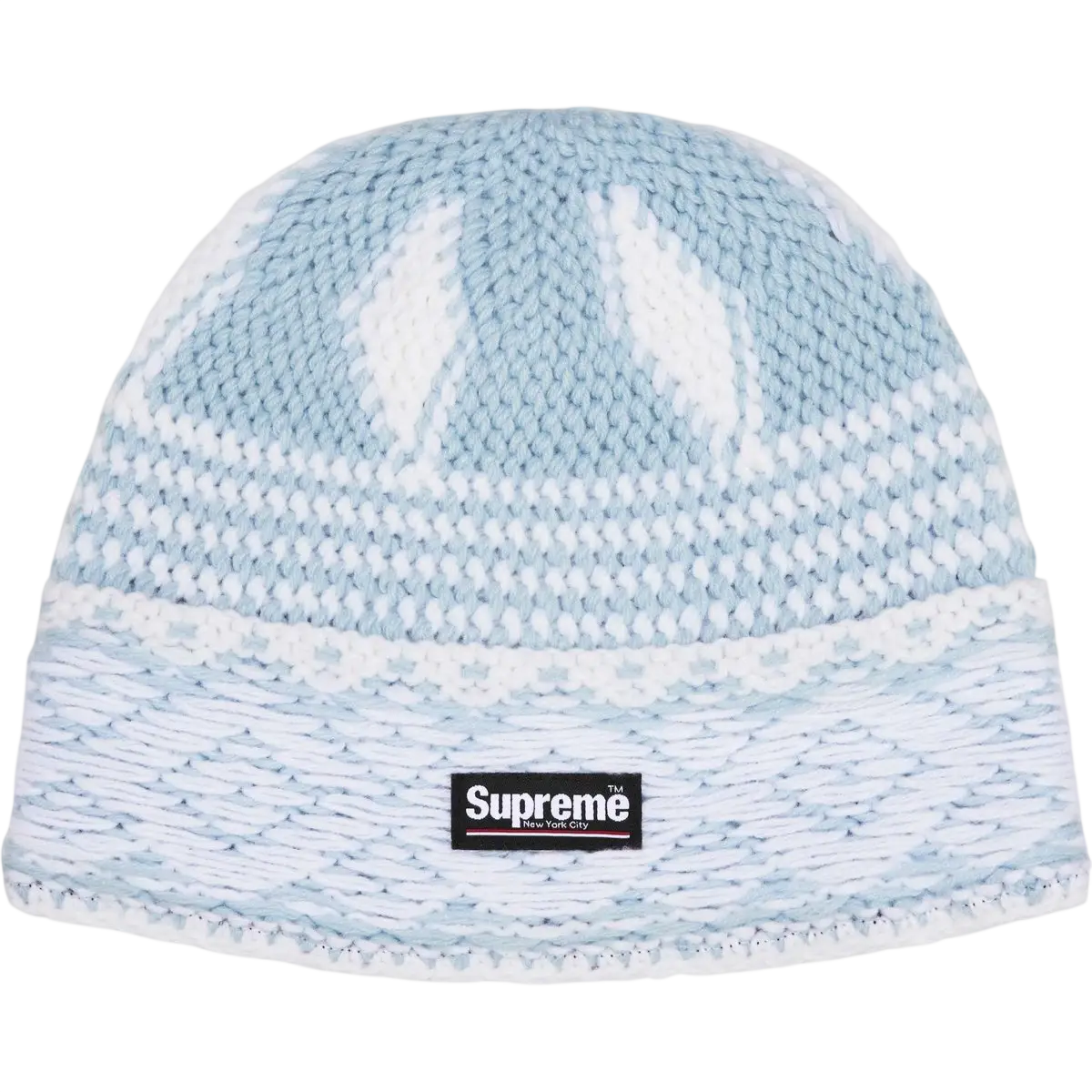 Supreme Diamond Beanie Light Blue - One size