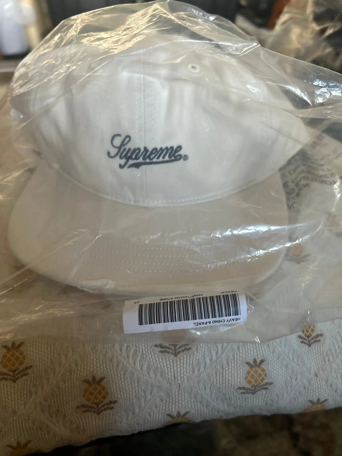 Supreme Distressed Script 6-Panel Stone