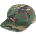 Supreme Distressed Script 6-Panel Woodland Camo - One size