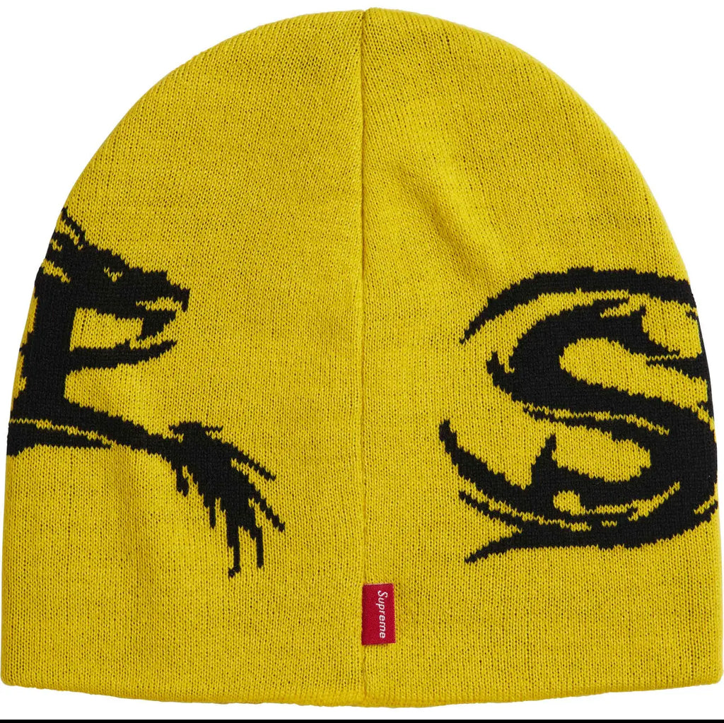 Supreme Dragon Beanie Yellow