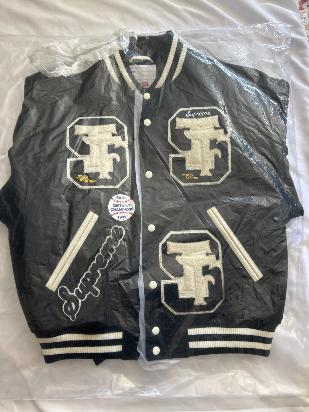 Supreme Drill Team Varsity Jacket Black Medium