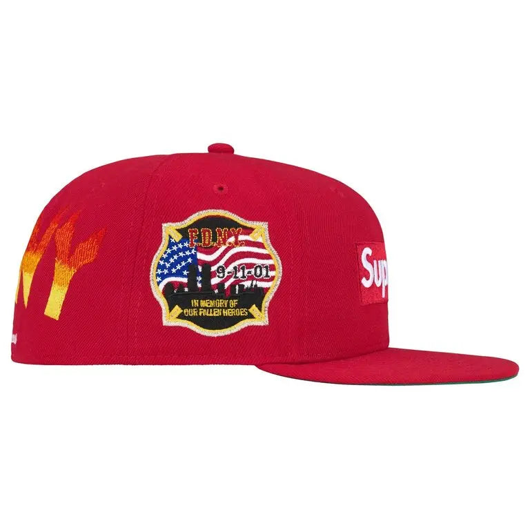 Supreme/FDNY Box Logo New Era® Red 7 5/8"