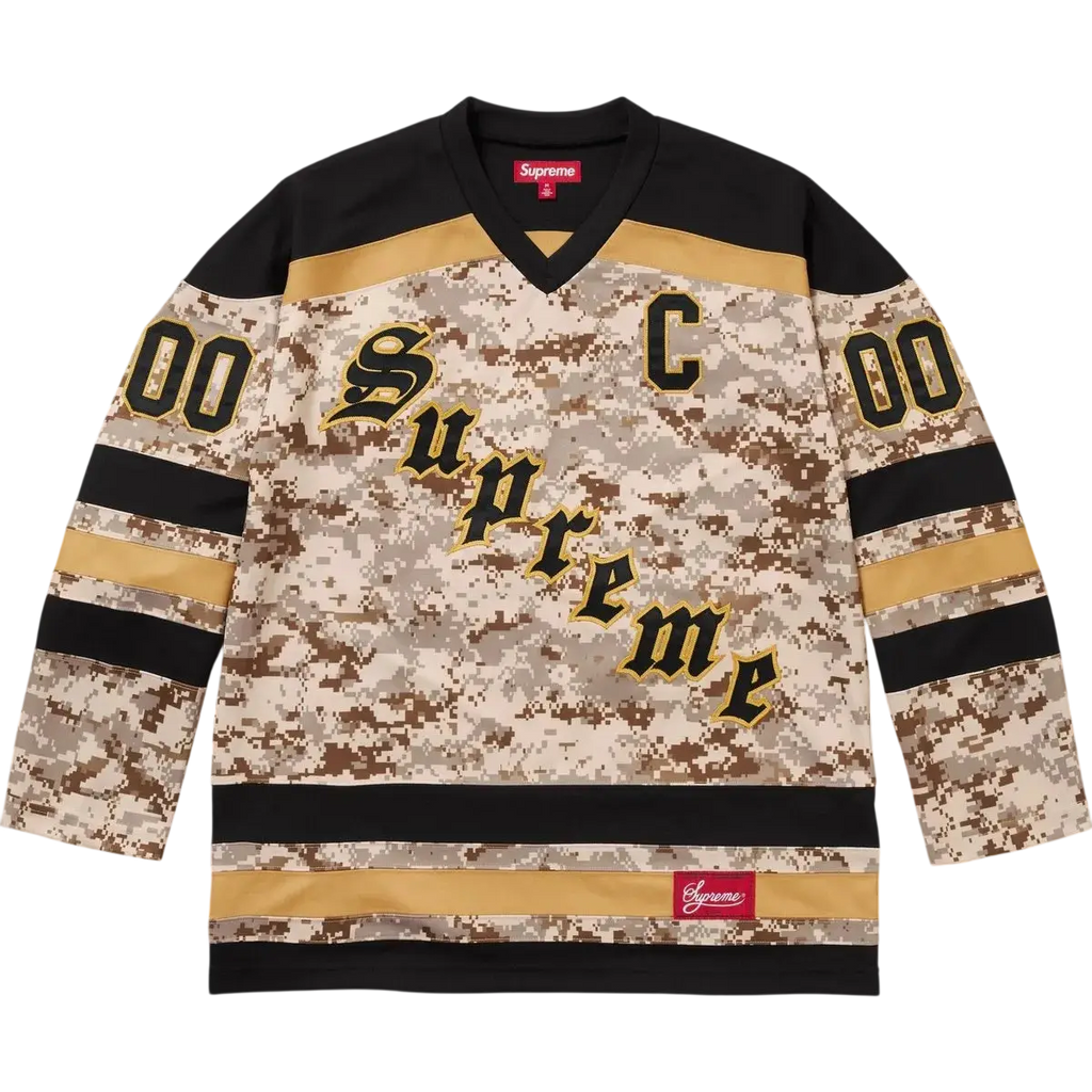 Supreme Fire and Ice Hockey Jersey Digi Camo - M