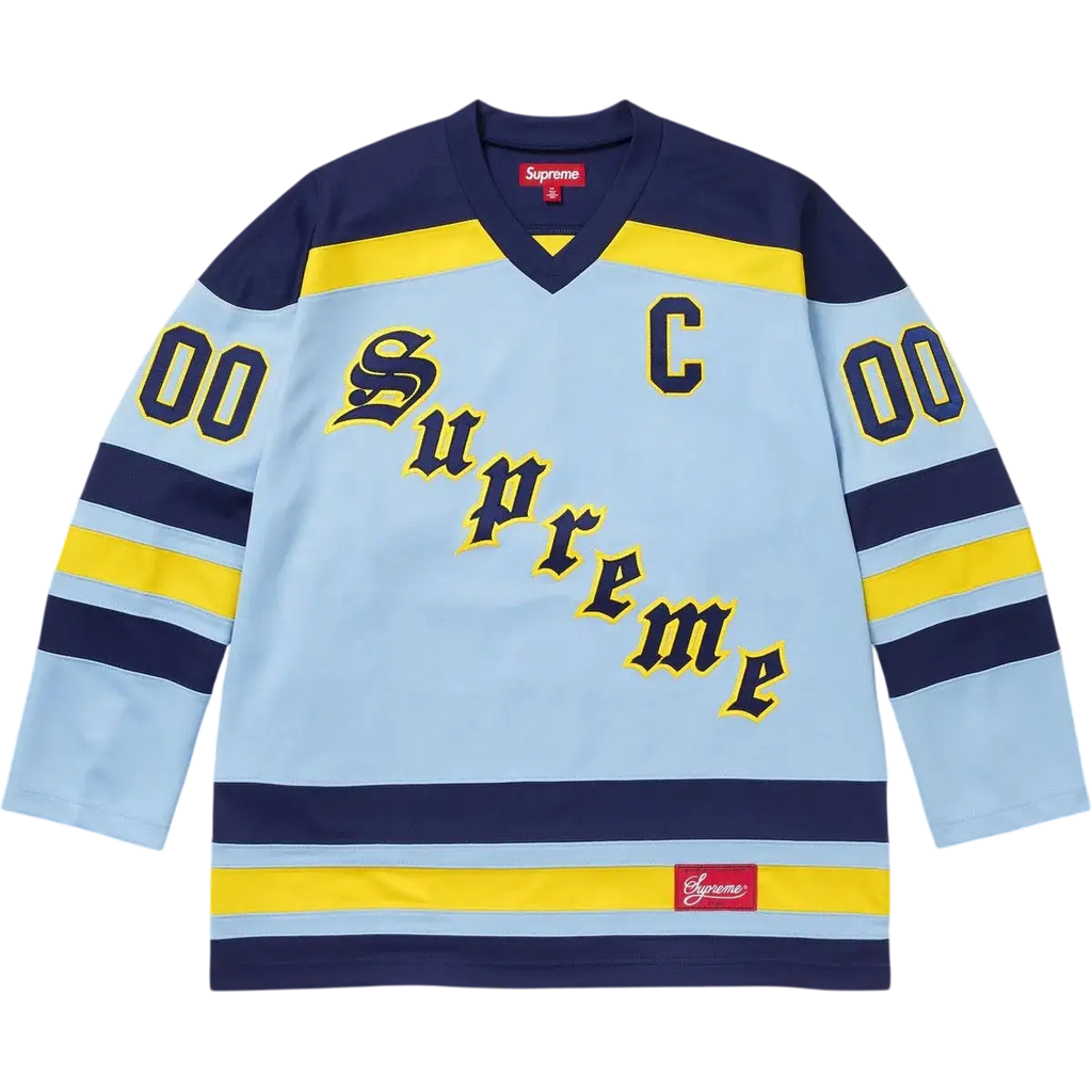 Supreme Fire and Ice Hockey Jersey Light Blue - M
