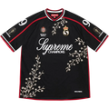 Supreme Floral Soccer Jersey Black - M