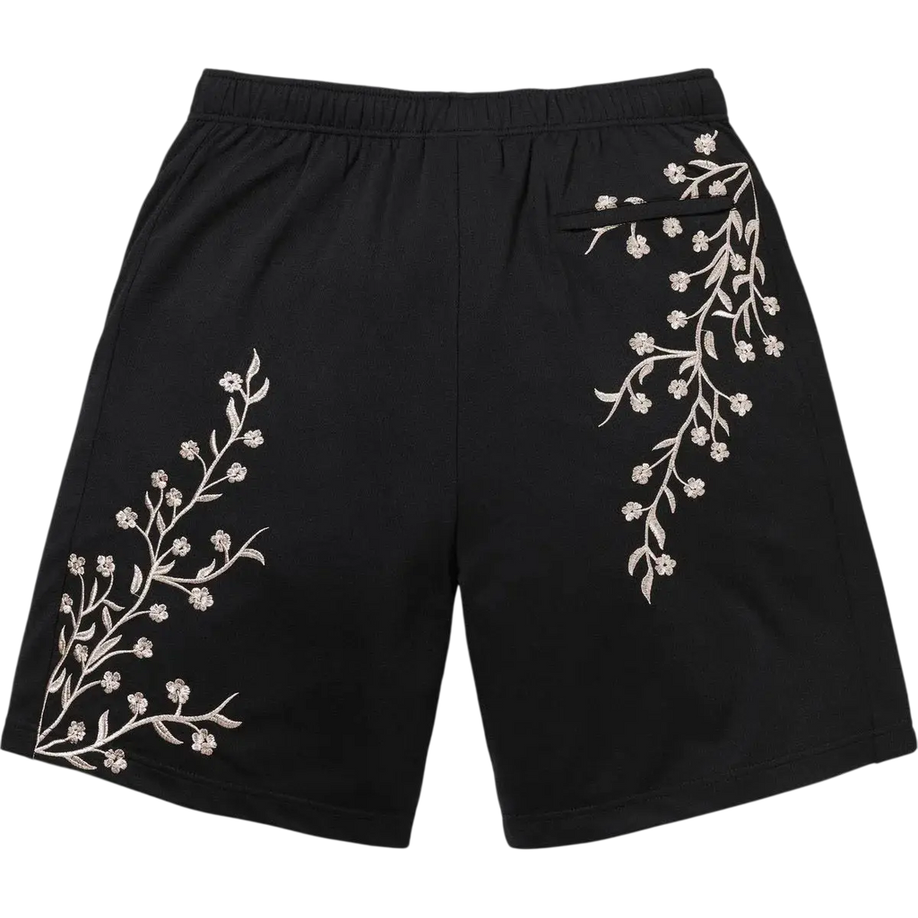Supreme Floral Soccer Short Black - M