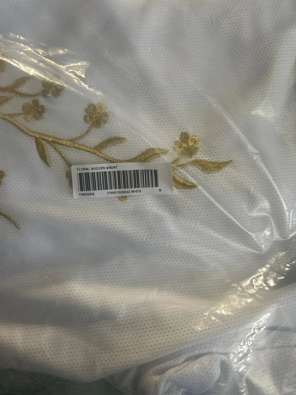 Supreme Floral Soccer Short White Medium