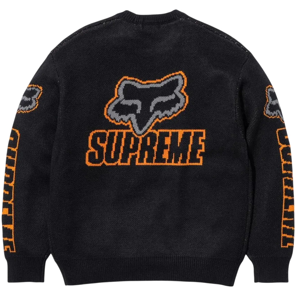 Supreme Fox Racing Sweater Black - M
