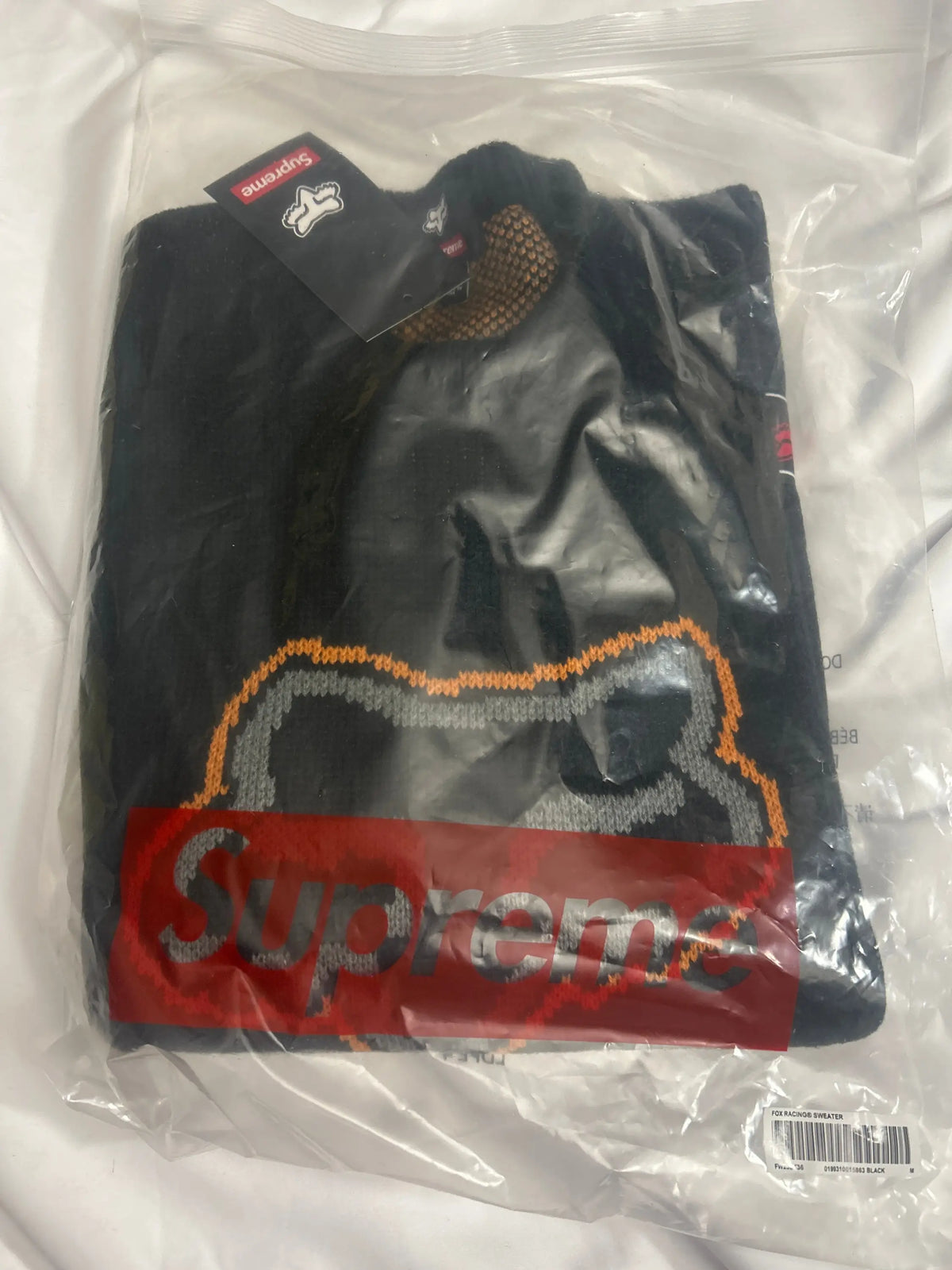Supreme Fox Racing Sweater Black Medium