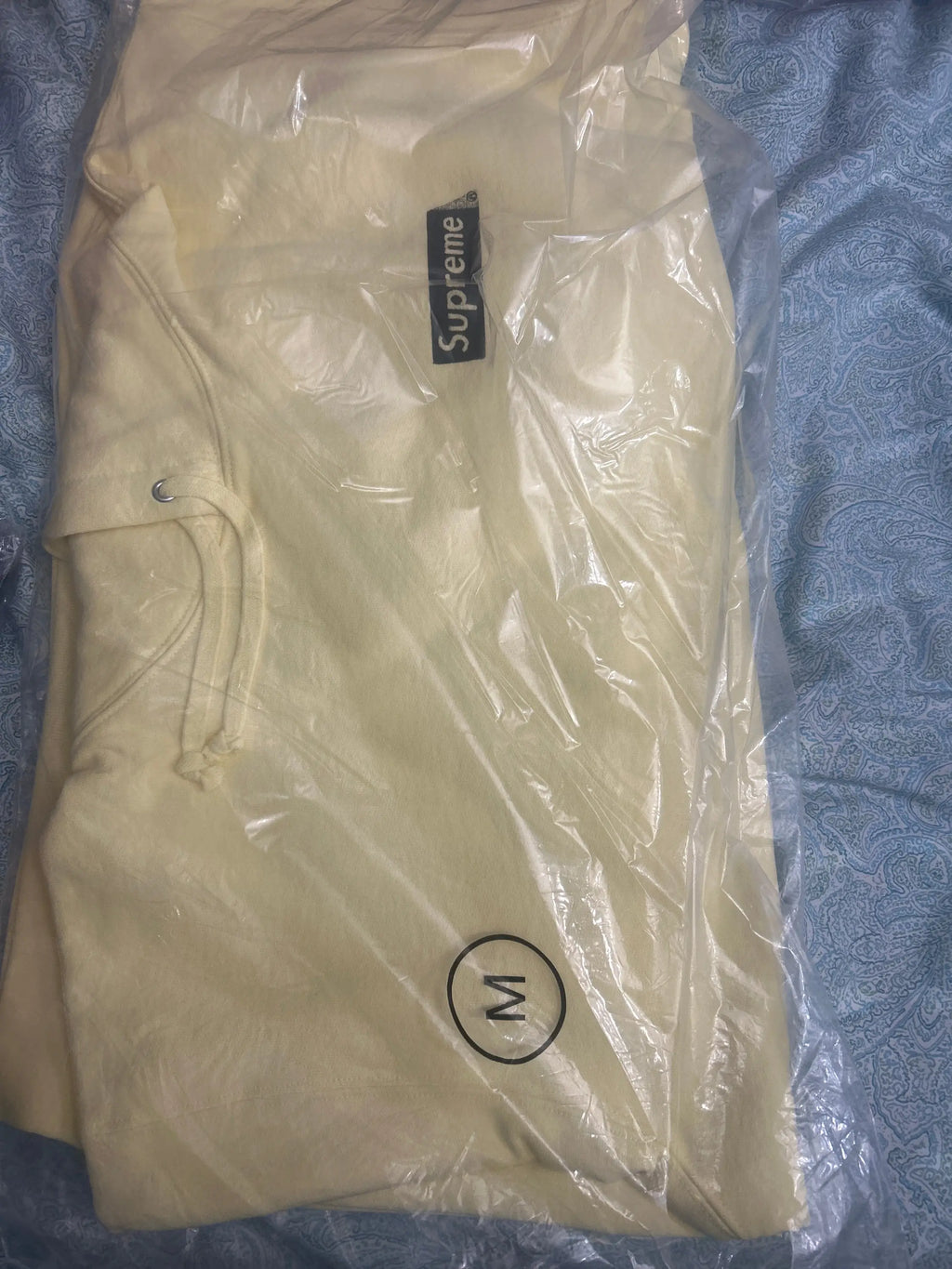 Supreme FTP Pullover Hoodie Yellow Medium