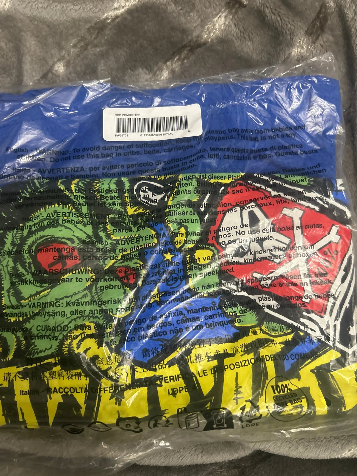 Supreme Fuckin Blowout T-Shirt Blue Medium