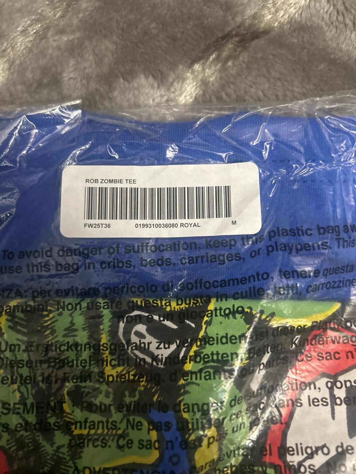 Supreme Fuckin Blowout T-Shirt Blue Medium